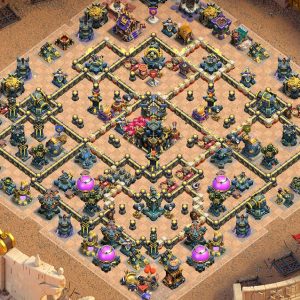 Savage Bloom Pro Base for Clash of Clans