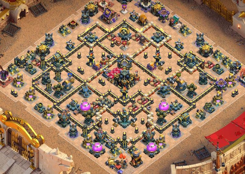 Savage Bloom Pro Base for Clash of Clans