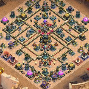 Shadowvault Stronghold Pro Base for Clash of Clans