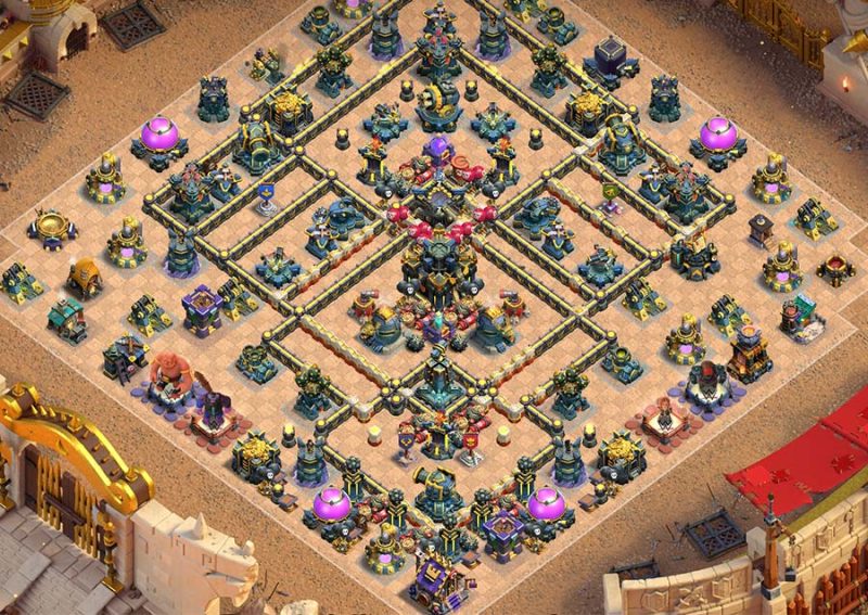Shadowvault Stronghold Pro Base for Clash of Clans