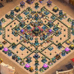 Titan’s Maze Pro Base for Clash of Clans