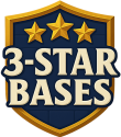 3-Star Bases Logo